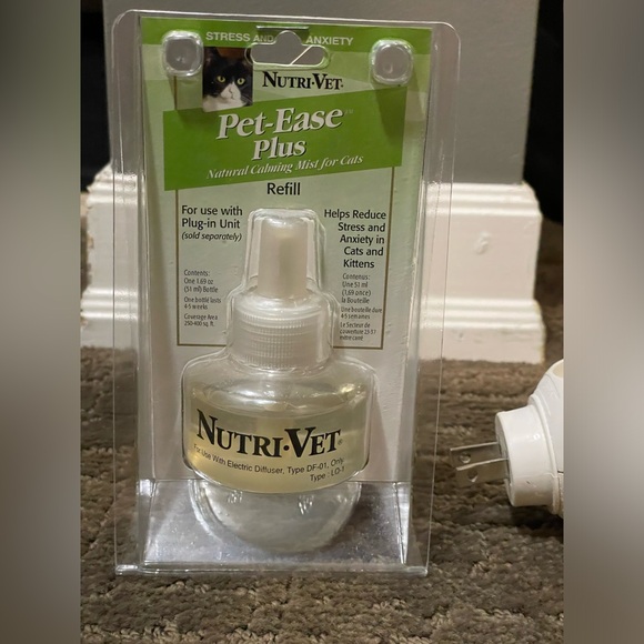 New NUTRI-VET PET-EASE NATURAL CALMING DIFFUSER REFILL FOR CATS - AS IS - Picture 4 of 8